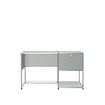 USM - USM Haller Desk Unit A -  Light Gray - Skrivebord - Fritz Haller,Paul Schärer - Grå - Metall