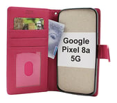 New Standcase Wallet Google Pixel 8a 5G (Hotpink)