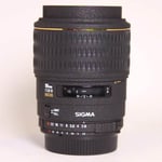 Sigma Used 105mm F/2.8 EX DG Macro F Mount