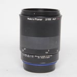 Zeiss Used Milvus 100mm f/2M Planar T* ZE Macro Lens Canon EF