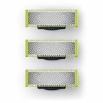 3-pack rakblad kompatibla med Philips Oneblade Replacement