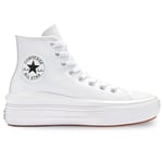 Shoes Converse Chuck Taylor All Star Move Platform Leather Size 7.5 Uk Code A...