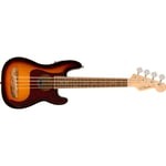 Fender Fullerton Precision Bass Uke 3-Color Sunburst, Tortoise PG, Walnut FB