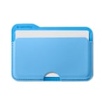 Caseology Folder Pop Magsafe Wallet [Motif en Silicone antidérapant] Porte-Carte magnétique pour iPhone série 15, 14, 13, 12 - Bleu Ciel