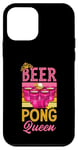 Coque pour iPhone 12 mini Beer Pong Queen Beer Pong Girl