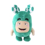 18cm Cartoon Oddbods Plysch Barn Leksaker Dockor Mjuk Söta Pogo Bubbles Jeff Slick Leksak, 100% NY Green