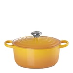 Le Creuset - Signature Valurautapata pyöreä 24 cm 4,2 L Nectar