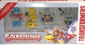 Transformers Squeezelings A Pack Of 4 Deluxe Squeezy Action Figures Approx 6cms