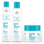 Schwarzkopf BC Bonacure Moisture Kick Trio 250ml + 200ml + 200ml