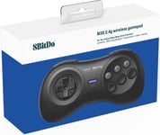 8bitdo M30 2.4G Mega Drive Wireless GamePad Svart