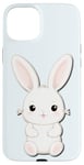 Coque pour iPhone 15 Plus Lapin blanc mignon