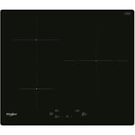 Table de cuisson a induction - WHIRLPOOL - WSQ1160NE - 3 feux - 60 cm - Noir