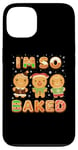 Coque pour iPhone 13 Biscuits amusants de Noël I'm So Baked Gingerbread Man