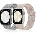 Urheiluranneke Yhteensopiva Apple Watch Ranneke 42mm 44mm 45mm 49mm, Vaihto, Apple Watch iWatch Series 8 7 6 5 4 3 2 1 SE, 2 Pack.