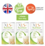 XLS Nutrition Healthy Weight Loss Shake Pack of 3 x 400g Vanilla Flavour