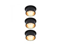 Paulmann Gil Coin, Utanpåliggande Spotlight, 1 Lampor, Led, 6 W, 2700 K, Svart, Guld