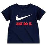 Nike Classique T-Shirt, Obsidian/Univeristy Red, 74-80 Mixte