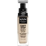 NYX Professional Makeup Facial make-up Foundation Can't Stop Won't Stop Foundation 32 Cappuccino 30 ml (4.933,00 kr / 1 l)