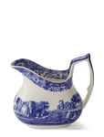 Blue Italian Cream Jug Home Tableware Jugs & Carafes Sauce & Gravy Boats Blue Spode