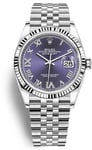 Rolex 126234-0021 Datejust 36 Violetti/Teräs Ø36 mm