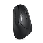 Perixx PERIMICE-715II Wireless Ergonomic Vertical Mouse - 2.4 G - 800/1200/1600 DPI - Right Handed Natural Ergonomic Vertical Design