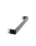 Kartell Rail Towel Rail, Plastic, Black, 45 x 7.5 x 4 cm