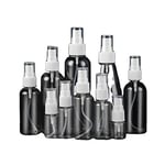 5 Pcs Spray Bottles Clear Empty Fine Mist Plastic Travel Atomiser Bottle Set Small Refillable Liquid Containers Refillable & Reusable Mini Travel Bottles Toiletries Containers for Cosmetic Make-up