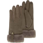 Gants Isotoner  Gants femme kaki tactiles suédine