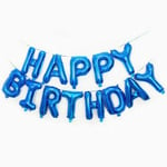 Mr. Gadget Solution® LARGE HAPPY BIRTHDAY SELF INFLATING BALLOON BANNER BUNTING PARTY DECORATION -Boy