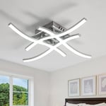 Goeco - Plafonnier led 28W, Lampe de Plafond led Modernes 2520 Lumens, Plafonniers éclairage Intérieur 6000K, pour Salon Chambre Balcon