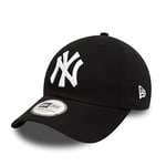 New Era New York Yankees MLB League Essential Black 9Twenty Casual Classics Cap - One-Size