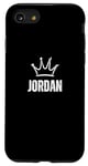 iPhone SE (2020) / 7 / 8 King Jordan Crown - Custom First Name Birthday #1 Winner Case