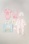 Guess How Much I Love You Baby Girl 6PC Hanging Gift Set - Pink - Size 3-6M