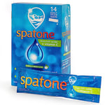 Spatone Natural Iron Supplement + Vitamin C (14 Sachets), Daily Convenient Liquid Iron Sachets, Nothing Artificial, Better Absorption than Tablets, Less Side Effects, Apple Flavour