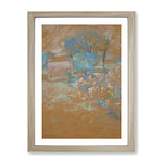 John Henry Twachtman Spring Classic Painting Framed Wall Art Print, Ready to Hang Picture for Living Room Bedroom Home Office Décor, Oak A2 (64 x 46 cm)