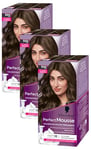 Schwarzkopf Perfect Mousse Coloration Mousse Permanente sans Ammoniaque, 93g (Lot de 3)