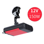 12V 150W-Punainen-500W Sähköautonlämmitin Auton tuulettimen lämmitin Monikäyttöinen pikalämmitys 12V automaattinen lämmityslaite Auton sähkötarvikkeet