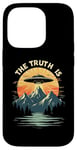 iPhone 14 Pro THE TRUTH IS UFO Mountain Sunset Case