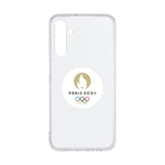 Coque résine Samsung Flamme Paris 2024 pour Samsung Galaxy A15 4G et Samsung Galaxy A15 5G Transparent