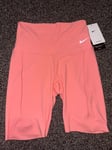 Women’s S Small ~ Nike Zenvy Leggings Gentle-Support High Rise 8” 20cm Length