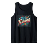 Thunder and Clouds for rock'n roll Music Lovers Tank Top