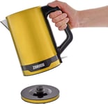 Zanussi Digital Cordless Kettle 1.7L Yellow Gold 2.2kw - Fast Boiling