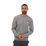 EA7 Mens Emporio Armani Sweatshirt in Grey Cotton - Size 2XL