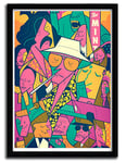 K.Olin Tribu - Affiche Fear and Loath par Ale Giorgini, Papier, Blanc, 25 x 35 x 1 cm