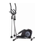 FQCD Elliptical Machine Fitness Workout Cardio Training Machine Control Mute Elliptical Trainer with LCD Monitor