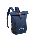 Jeep Js016d Rolltop Laptop Travel Backpack, Navy, 15.6" Laptop, Jeep Js016d Rolltop Laptop Travel Backpack