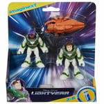 Imaginext Disney Pixar Buzz Lightyear & Alisha Hawthorne Action Figures Set