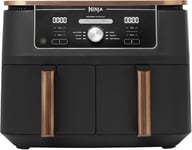 Ninja Foodi Max Dual Zone Digital Air Fryer, 9.5 Litre Black AF400UKCP Brand New