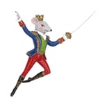 Gisela Graham Nutcracker King Rat Hanging Christmas Tree Decoration Fairytales