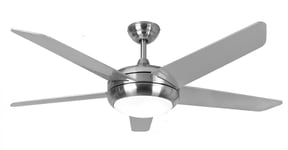 Fantasia Eurofan Neptune 44" in Brushed Nickel Ceiling Fan with LED Light 115878